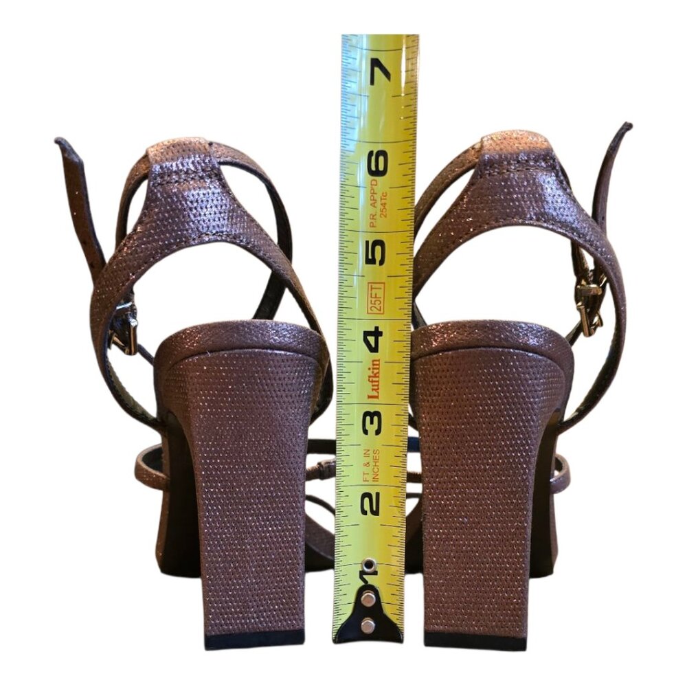 Bronze MIX NO. 6 Aliciana Heeled Sandal sz 9.5 - Picture 5 of 12